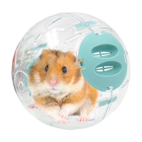Kezvmhy Hamsterrad, Zwerghamsterball | Transparent Silent Hamster Spielzeug - Niedliches kleines Haustier Zubehör Chinchilla Gel Bill Frettchen Zuhause mit Belüftungslöchern für Meerschweinchen Maus Kezvmhy Hamsterrad, Zwerghamsterball | Transparent Silent Hamster Spielzeug - Niedliches kleines Haustier Zubehör Chinchilla Gel Bill Frettchen Zuhause mit Belüftungslöchern für Meerschweinchen Maus von Kezvmhy