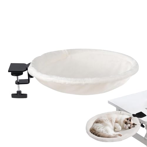 Kezvmhy Katzen-Schreibtischbett | Katzenhängematte mit 180-Grad-Drehung, 25 kg Tragfähigkeit | Ergonomisches Design für Katzen, Wohnzimmer, Schlafzimmer, Büro, Fensterscheibe, Veranda, Bücherregal | Kezvmhy Katzen-Schreibtischbett | Katzenhängematte mit 180-Grad-Drehung, 25 kg Tragfähigkeit | Ergonomisches Design für Katzen, Wohnzimmer, Schlafzimmer, Büro, Fensterscheibe, Veranda, Bücherregal | von Kezvmhy