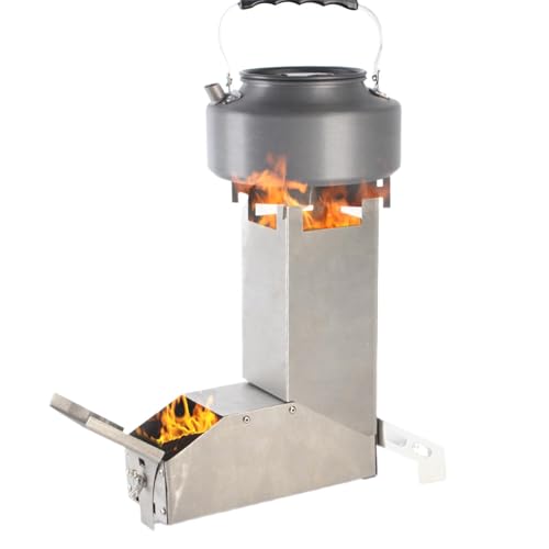 Kezvmhy Locket Herd zum Kochen, Tragbarer Holzofen, Tragbarer Kochen Camping Zeltofen - Tragetasche für Outdoor-Zelt, Abnehmbarer Holzkohleofen für Jagd Angeln Kezvmhy Locket Herd zum Kochen, Tragbarer Holzofen, Tragbarer Kochen Camping Zeltofen - Tragetasche für Outdoor-Zelt, Abnehmbarer Holzkohleofen für Jagd Angeln von Kezvmhy