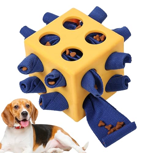 Kezvmhy Slow Feeder Ball für Hunde, Hundepuzzle Futterball Lernspielzeug, sensorische Stimulation, mentale Stimulation Spielzeug für Welpen Haustiere, Stressabbau, Innen- und Außenbereich Kezvmhy Slow Feeder Ball für Hunde, Hundepuzzle Futterball Lernspielzeug, sensorische Stimulation, mentale Stimulation Spielzeug für Welpen Haustiere, Stressabbau, Innen- und Außenbereich von Kezvmhy