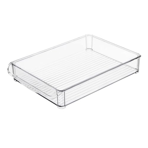 Kühlschrank-Schubladen-Organizer – verstellbarer Küchen-Organizer, transparente Kunststoff-Box, transparenter Behälter, Mehrzweck-Kühlschrankbehälter, Kühlschrank-Regal-Halter, Aufbewahrungsbox von Kezvmhy