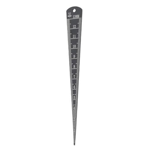1 Packung mit metrischen und britischen Gewindenmessgeräten, Gewindegröße, Gewindegauge, transparente Skalengewindegröße für präzise Messungen aus Edelstahl 1 Packung mit metrischen und britischen Gewindenmessgeräten, Gewindegröße, Gewindegauge, transparente Skalengewindegröße für präzise Messungen aus Edelstahl von Kfwfuaee