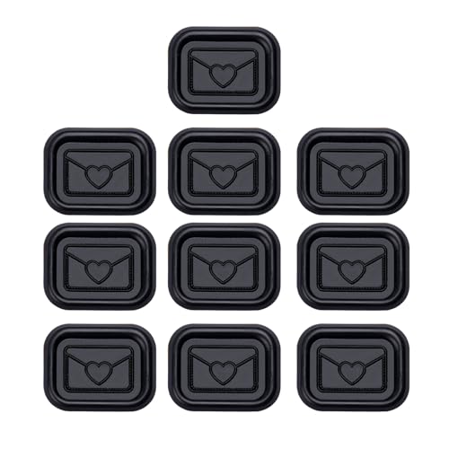 10 Stück Siegelwachsstempel, selbstklebende Wachs-Aufkleber, quadratische Aufkleber, Partyzubehör von Kfwfuaee