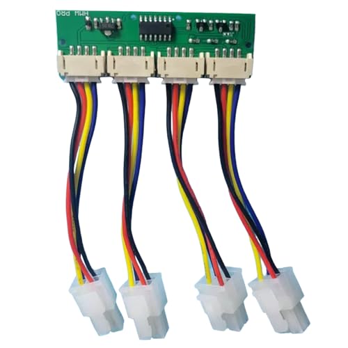 Kfwfuaee 12 V 4-in-1 4Pin Desktop Lüftergeschwindigkeitssimulatoren Hochpräzise Steuerung Für Die S21-Computerkühlung Kfwfuaee 12 V 4-in-1 4Pin Desktop Lüftergeschwindigkeitssimulatoren Hochpräzise Steuerung Für Die S21-Computerkühlung von Kfwfuaee
