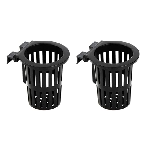 Kfwfuaee 2pcs Aquarien Pflanzenhalter Für Verschiedene Fischtanks Aquarien Hydroponische Pflanzerkorb Töpfe Fischtank Lebensraumversorgung Fischtankzubehör von Kfwfuaee