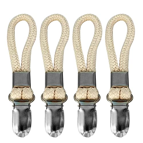 4 Stück Handtuchhaken aus geflochtenem Metall aus Baumwolle, Haken zum Aufhängen, Aufbewahrungsklemme für Zuhause, Schlafzimmer, Badezimmer, multifunktional, Küche, Handtuch-Clip 4 Stück Handtuchhaken aus geflochtenem Metall aus Baumwolle, Haken zum Aufhängen, Aufbewahrungsklemme für Zuhause, Schlafzimmer, Badezimmer, multifunktional, Küche, Handtuch-Clip von Kfwfuaee