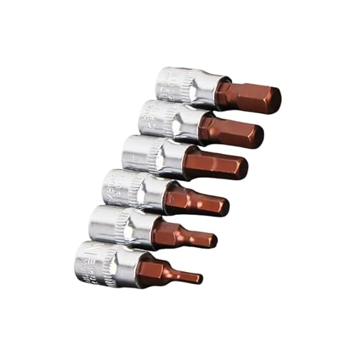6 Teiliges Professionelles Wartungsinstrument Praktisch 6 35 Mm Hexagonal Oder Sternschaftstecke Für Industrielle Anwendungen Tragen Resistente Steckdosen Tool von Kfwfuaee