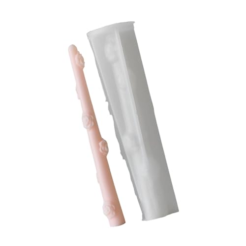 Blumenmuster Silikonformen Einzigartige Kerzenherstellung Von Formen Textur Für Handwerk Zu Hause Und Einzigartige Kreation Langer Zylinderform von Kfwfuaee