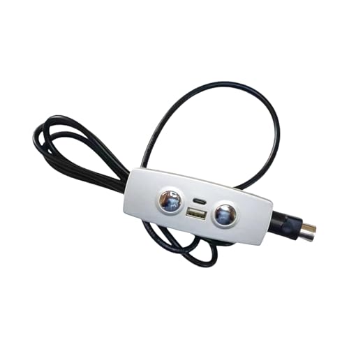 Kfwfuaee Elektrischer Sofa-Liegestuhlschalter, 2 Tasten, Handsteuerung, Schubstange, Motorhebeschalter mit USB-Ladeanschluss von Kfwfuaee