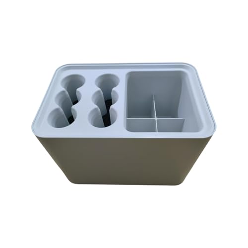 Kfwfuaee Multifunktionaler Plastik Regenschirmhalter Mit 6 Kreisform Und 4 Quadratmeter Fächern Für Oder Büro Regenschirm Ständer von Kfwfuaee