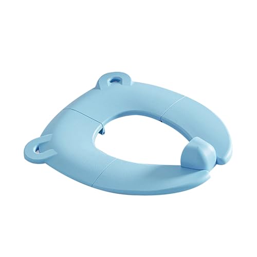 Kompakter Baby-Reise-Toilettensitz, ergonomisches Design, Kleinkinder-Assistent-Kissen, leicht abwischbar, rutschfest, Töpfchentrainingssitz von Kfwfuaee