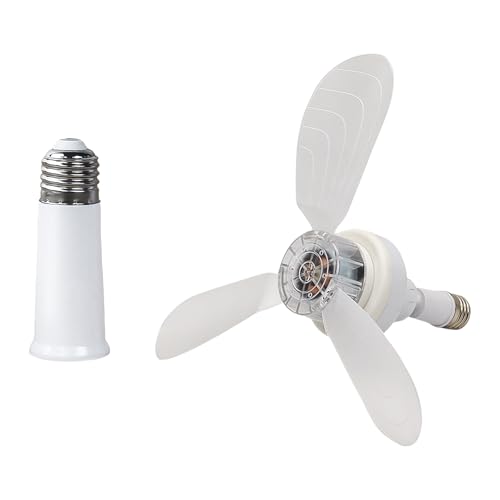 Leiser schwenkbarer Deckenventilator mit abnehmbarem E27-Kühlventilator, E27-Sockel Leiser schwenkbarer Deckenventilator mit abnehmbarem E27-Kühlventilator, E27-Sockel von Kfwfuaee