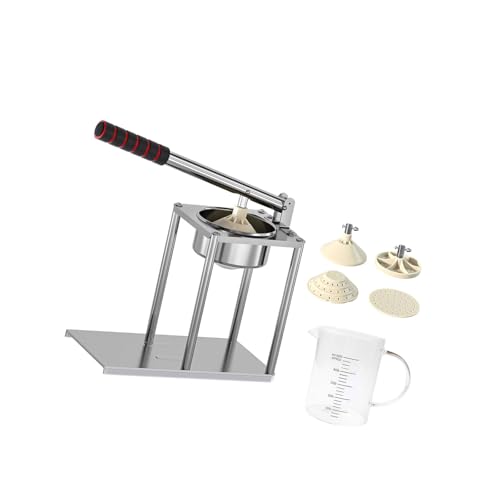 Manuelle Premium-Obstpresse mit 500 ml Messbecher und flachem Sieb, Mehrzweck-Obstpresse mit Sieb von Kfwfuaee