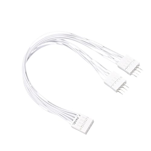 Motherboard 9 Pin Splitterkabel Verlängerungskabel Motherboard Verlängerungskabel 9 Pin 1 Buchse auf 2 Mann Desktop Gehäuse mit Y-Teiler-Adapter von Kfwfuaee