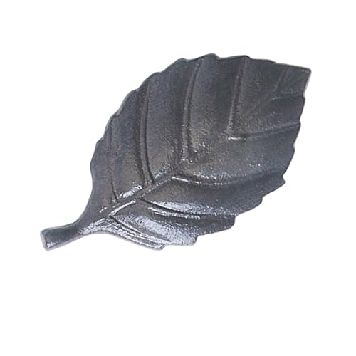 Nature Inspire Iron Windschutz Türstopper Elegante Blattdesigns Stabil Konstruktion von Kfwfuaee
