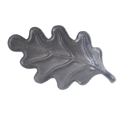 Nature Inspire Iron Windschutz Türstopper Elegante Blattdesigns Stabil Konstruktion von Kfwfuaee
