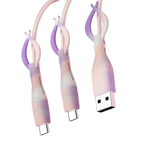 Telefon-Ladeschutz aus Silikon mit elastischem Design, USB-Datenkabel-Organizer, Typ-C-Datenkabel, elastischer USB-Schutz von Kfwfuaee