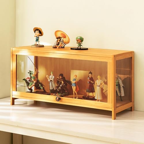 Kgfvesdc Vitrinenschrank Glas Wohnzimmer Vitrine,Kuriositätenschränke mit Glastüren,dichte und staubdichte Struktur,Geeignet FüR Wohnzimmer, Garderoben Und Spielzimmer(Holzfarbe-1 Schicht-Breite60) Kgfvesdc Vitrinenschrank Glas Wohnzimmer Vitrine,Kuriositätenschränke mit Glastüren,dichte und staubdichte Struktur,Geeignet FüR Wohnzimmer, Garderoben Und Spielzimmer(Holzfarbe-1 Schicht-Breite60) von Kgfvesdc