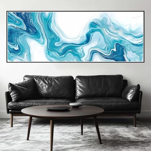 Malen Nach Zahlen Linie Malen Nach Zahlen Erwachsene Marmor, 85x255 cm XXL Groß Acrylfarben Ölgemälde, DIY Malen Nach Zahlen Kinder Anfänger Paint by Numbers Set für Wand Dekor (Ohne Rahmen) -H482 von Kggyele
