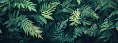 Malen Nach Zahlen Pflanze Malen Nach Zahlen Erwachsene Palme, 65x195 cm XXL Groß Acrylfarben Ölgemälde, DIY Malen Nach Zahlen Kinder Anfänger Paint by Numbers Set für Wand Dekor (Ohne Rahmen) -H592 von Kggyele