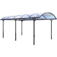 KGT Einzelcarport "Elbe", Aluminium-Polycarbonat (PC), 285 cm, anthrazit von Kgt