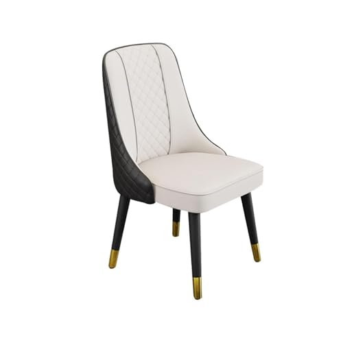 Esszimmerstühle Esszimmerstühle Aus Mikrofaserleder Für Küche, Wohnzimmer, Lounge, Thekenstühle, Stuhl Mit Holzbeinen Und Rückenlehne,White+Black Esszimmerstühle Esszimmerstühle Aus Mikrofaserleder Für Küche, Wohnzimmer, Lounge, Thekenstühle, Stuhl Mit Holzbeinen Und Rückenlehne,White+Black von KhUkhu