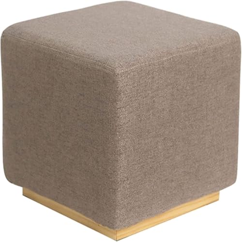 KhUkhu Fußhocker Mit Gepolstertem Schaumstoffsitz, Kleiner Osmanischer Fußstützensitz, Moderner Zeitgenössischer Quadratischer Gepolsterter Schminktisch-Ottomane,Light Gray,34x38cm KhUkhu Fußhocker Mit Gepolstertem Schaumstoffsitz, Kleiner Osmanischer Fußstützensitz, Moderner Zeitgenössischer Quadratischer Gepolsterter Schminktisch-Ottomane,Light Gray,34x38cm von KhUkhu