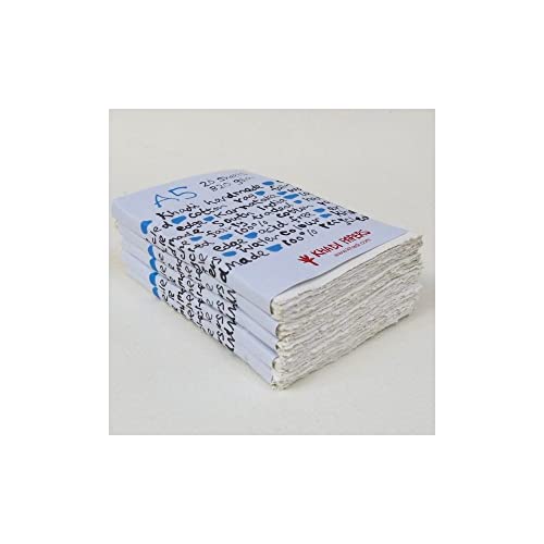 Khadi weiß Baumwolle Rag Papier Pack – 320 gsm – A5–20 Blatt von Khadi