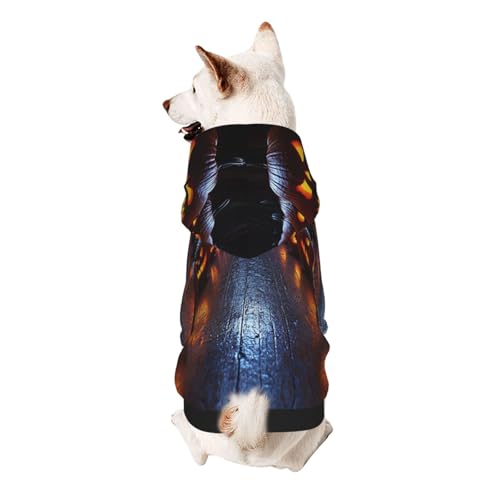 Halloween-Kürbisgrüße Hunde-Kapuzenpullover für kleine, weiche, atmungsaktive Haustierkleidung für kleine und kleine Hunde Halloween-Kürbisgrüße Hunde-Kapuzenpullover für kleine, weiche, atmungsaktive Haustierkleidung für kleine und kleine Hunde von Khkbnb