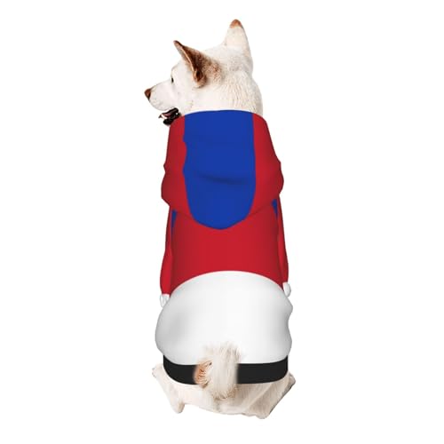 Hunde-Kapuzenpullover mit Flagge der Sorbs für kleine, weiche, atmungsaktive Haustierkleidung für kleine Hunde-Kapuzenpullover mit Flagge der Sorbs für kleine, weiche, atmungsaktive Haustierkleidung für kleine von Khkbnb