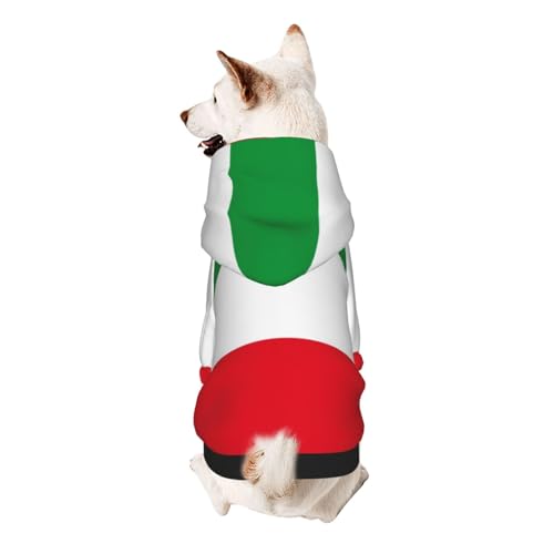 Hunde-Kapuzenpullover mit Flagge von Nordrhein-Westfalen für kleine Hunde, weich, atmungsaktiv, Haustierkleidung für kleine Hunde-Kapuzenpullover mit Flagge von Nordrhein-Westfalen für kleine Hunde, weich, atmungsaktiv, Haustierkleidung für kleine von Khkbnb
