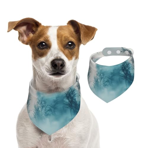 Hundehalstuch, Fuchs im Nebel, verstellbar, für Jungen und Mädchen, geeignet für Katzen und Hunde, Haustierzubehör Hundehalstuch, Fuchs im Nebel, verstellbar, für Jungen und Mädchen, geeignet für Katzen und Hunde, Haustierzubehör von Khkbnb