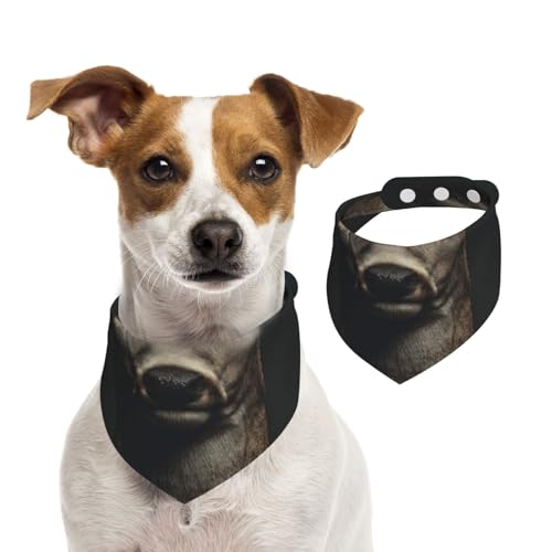 Hundehalstuch, Motiv: Hirsch, verstellbar, für Jungen und Mädchen, geeignet für Katzen und Hunde, Haustierzubehör Hundehalstuch, Motiv: Hirsch, verstellbar, für Jungen und Mädchen, geeignet für Katzen und Hunde, Haustierzubehör von Khkbnb