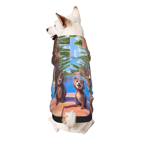 Süßer kleiner Braunbär-Hunde-Kapuzenpullover für kleine, weiche, atmungsaktive Haustierkleidung für kleine Hunde Süßer kleiner Braunbär-Hunde-Kapuzenpullover für kleine, weiche, atmungsaktive Haustierkleidung für kleine Hunde von Khkbnb