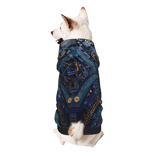 Tech World Hunde-Kapuzenpullover für kleine, weiche, atmungsaktive Haustierkleidung für kleine Tech World Hunde-Kapuzenpullover für kleine, weiche, atmungsaktive Haustierkleidung für kleine von Khkbnb