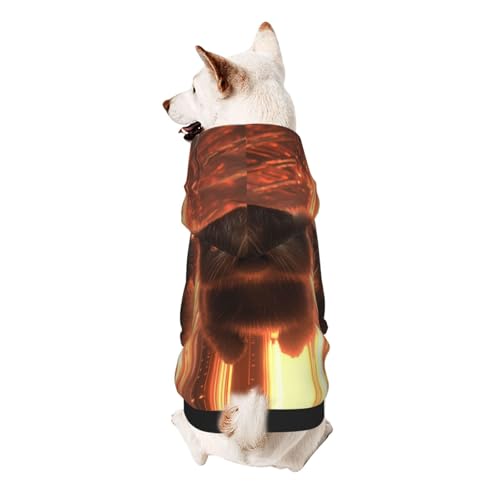 Terrified Hunde-Kapuzenpullover für kleine, weiche, atmungsaktive Haustierkleidung für kleine Hunde Terrified Hunde-Kapuzenpullover für kleine, weiche, atmungsaktive Haustierkleidung für kleine Hunde von Khkbnb