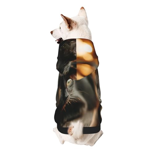 The Waiting Cat Hunde-Kapuzenpullover für kleine, weiche, atmungsaktive Haustierkleidung für kleine The Waiting Cat Hunde-Kapuzenpullover für kleine, weiche, atmungsaktive Haustierkleidung für kleine von Khkbnb