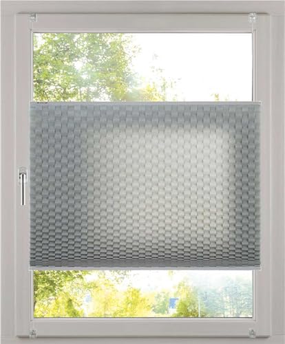 K-Home Klemmfix Plissee 3D-Effekt Grau 50 x 130 cm K-Home Klemmfix Plissee 3D-Effekt Grau 50 x 130 cm von Khome