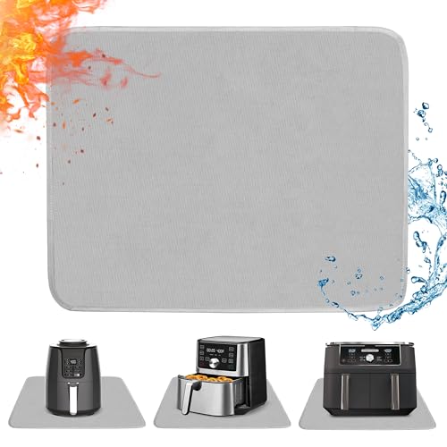 Khongoo Feuerfeste Unterlage 40 x 60cm-1mm, Hitzeschutzmatte für Luftfritteuse, Hitzebeständige Unterlage für Küchenarbeitsplatten, Öl- und Wasserabweisend Sowie leicht zu reinigen, Grau,1Stück Khongoo Feuerfeste Unterlage 40 x 60cm-1mm, Hitzeschutzmatte für Luftfritteuse, Hitzebeständige Unterlage für Küchenarbeitsplatten, Öl- und Wasserabweisend Sowie leicht zu reinigen, Grau,1Stück von Khongoo
