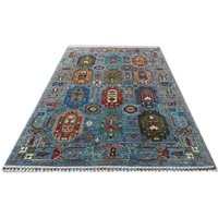 Rug, Turkish Rug, Area Hand Knotted Wool Rug - Living Room Bedroom Grey Oushak, Rustic Home Decor, Moroccan von KhorasanRug