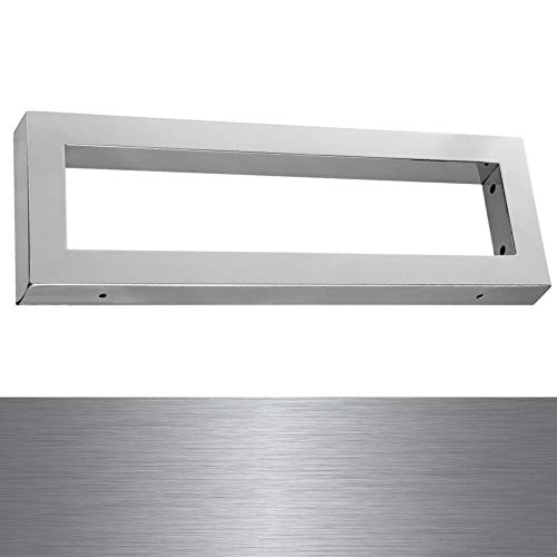 Wandkonsole Träger Waschtisch Platte Unterbau Edelstahl Gebürstet 350x150x30 mm WK35EGB von Ki