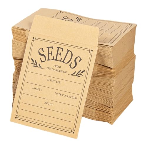 KiBcsLic 100 Stück Samensparumschläge Samenpakete Zum Sammeln von Blumenpflanzen KiBcsLic 100 Stück Samensparumschläge Samenpakete Zum Sammeln von Blumenpflanzen von KiBcsLic