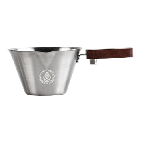 KiBcsLic 100ml Edelstahl Kaffee Extraktion Tasse Zubehör Espresso Gießen Tasse von KiBcsLic