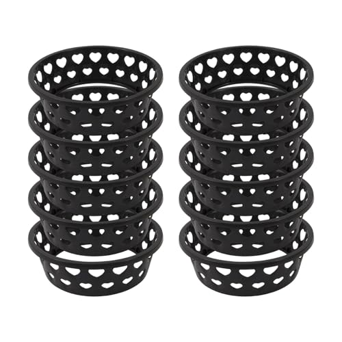 KiBcsLic 10x Obst Display Rack Wasser Halter für Cantaloupe und Kokosnüsse, Schwarz von KiBcsLic