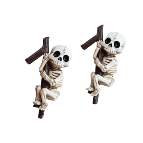 KiBcsLic 2 Stück Skeleton Statuen Skulpturen Pflanzer Dekor für Hof Büro Party KiBcsLic 2 Stück Skeleton Statuen Skulpturen Pflanzer Dekor für Hof Büro Party von KiBcsLic