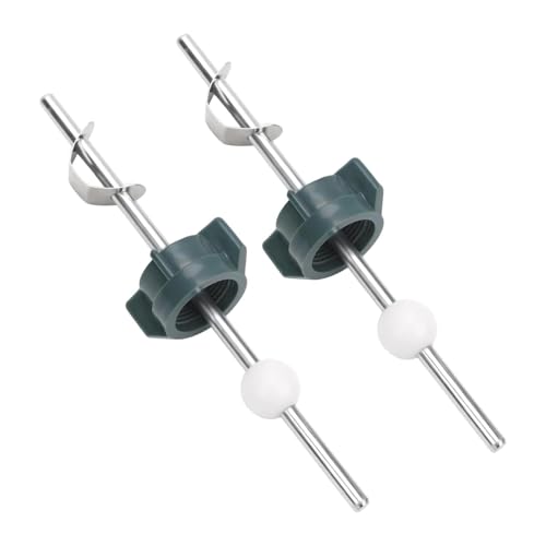 KiBcsLic 2 Teiliges Becken Liftstangen Gestänge Und Federclip Kit, Spülbecken Ball/Stab Ablaufstopfen Montage für Toiletten, Ohne Rohband von KiBcsLic