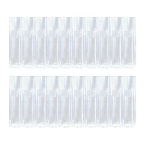 KiBcsLic 20Pcs Wachsen Taschen Klar Atmungsaktive Tasche Taschen für Schule Projekte Gewächshaus Anlage, Mehrfarbig, 13x12x50cm 0.06mm von KiBcsLic