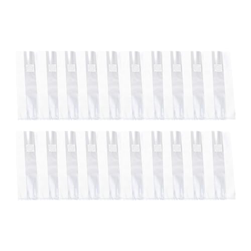 KiBcsLic 20Pcs Wachsen Taschen Klar Atmungsaktive Tasche Taschen für Schule Projekte Gewächshaus Anlage, Mehrfarbig, 20x12x50cm 0.06mm von KiBcsLic