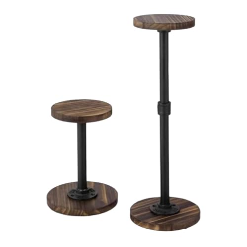 KiBcsLic 2X Perücke Halter Kappe Lagerung Rack Kommode Hause Anbieter Hut Display Ständer von KiBcsLic