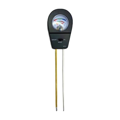KiBcsLic 3 in 1 Bodentester Zur Messung von Säure, Feuchtigkeit Und Nässe für Pflanzen, Schwarz KiBcsLic 3 in 1 Bodentester Zur Messung von Säure, Feuchtigkeit Und Nässe für Pflanzen, Schwarz von KiBcsLic